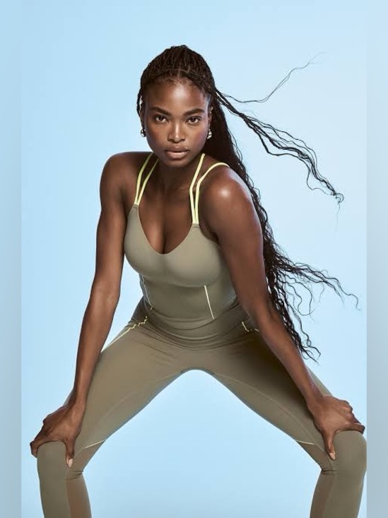 VSX Pants - VSX Victoria’s Secret Chroma Contours Green High-Rise Athletic Leggings